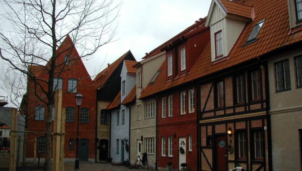 Utlysning: Attraktiva, tillgängliga och hållbara samhällen. Foto från bostadsområdet Jakriborg i Skåne.